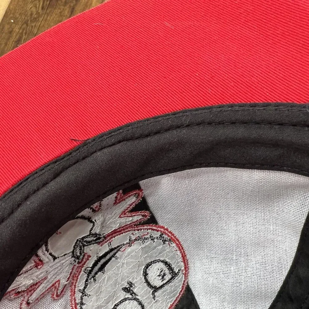 Nightmare Before Christmas Jack Skellington & Zero Snapback Hat Baseball Cap